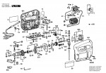 Bosch 0 603 335 703 Pst 58 Pe Jig Saw 230 V / Eu Spare Parts